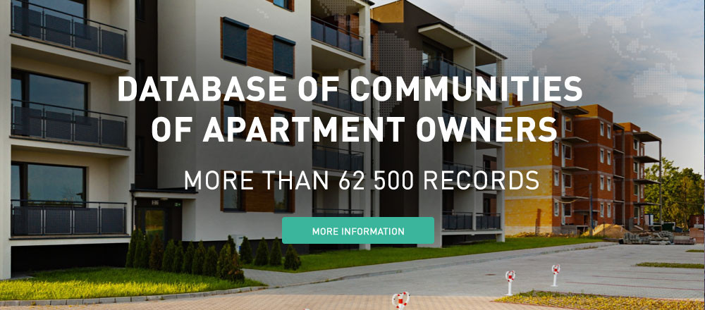 Database of communities of apartment owners