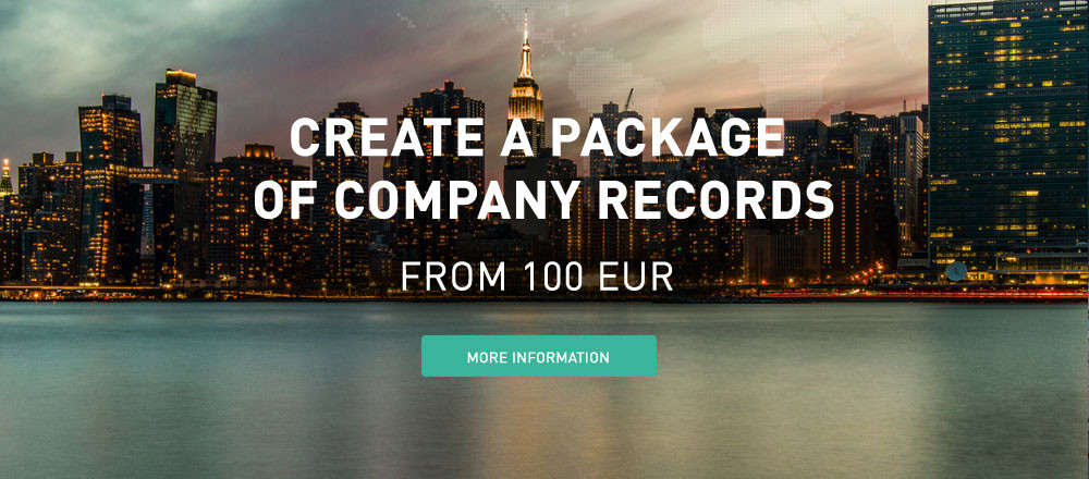 Create a package of company records